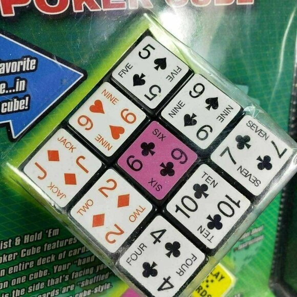 Twist‎ and Hold Texas Hold Em Poker Card Game Cube Travel Pressman New Sealed - Picture 5 of 12